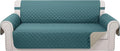 Reversible Couch Cover for 3 Cushion, Sofa, Blue/Beige | Couch Cover for Sofa, Pet Friendly Water Repellent Couch Sofa Cover, Washable Furniture Protector with Elastic Straps by LuxshareHome
