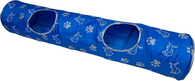 NFL Detroit Lions Cat Tunnel Tube Toy with Plush Football Catnip and Feathers Collapsible Tunnel for Cats to Play, Peek and Hide, Sporty & Fun Cat Tunnel Toy with Team Logo All-Over Design! - Image 9