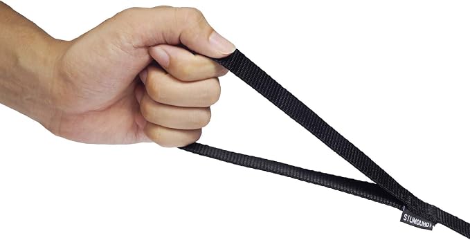 Strong Durable Nylon Dog Training Leash, 1 Inch Wide Traction Rope, 6 ft 10ft 15ft Long, for Small and Medium Dog (Black, 15 Feet) - Image 9