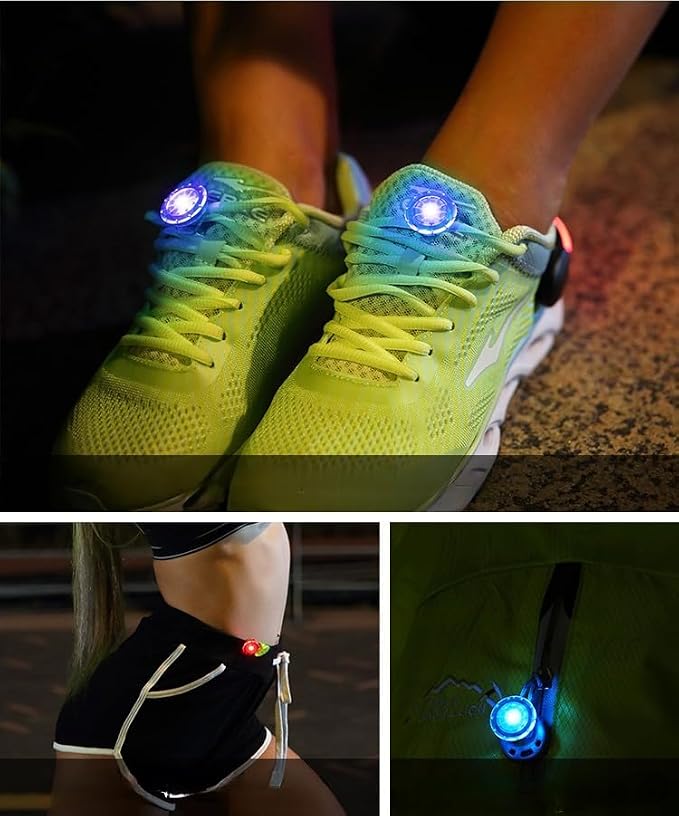 R1 LED Safety Light Clip-On Warning Lights for Night Running Walking Cycling Dog Walking Hiking Camping All Outdoor Sports Safety Warning (Clip Safety Light 3pcs) - Image 5