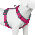 Plutus Pet No Pull Dog Harness, Adjustable Nylon Harness with Soft Padding | Reflective with Front Clip, Heavy Duty for Training and Walking, for Small Medium Large Dogs, Hot Pink, XL by PLUTUSPET