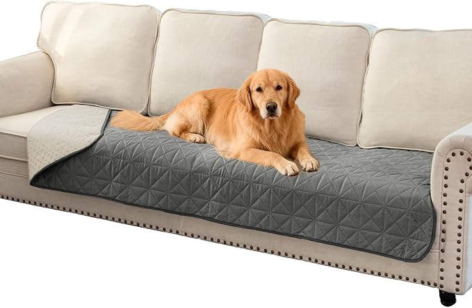 Ameritex Sofa Cover Waterproof for Seats Couch Cover for Dogs Pet Couch Cover Velvet for Chair Loveseat Sofa Machine Washable - Image 5