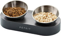 PETKIT 304 Stainless Steel Elevated Cat Bowls&Dog Bowls,Raised Cat Food and Water Bowl Set, Non-Slip, Anti Vomiting 15°Tilted Cat Small Animal Plate by Unknown
