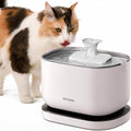 PETLIBRO Cat Water Fountain, Cordless Pet Water Fountain Battery Operated, 2.5L/84oz Dockstream Water Fountains for Cats Indoor, Cat Fountain with Stainless Steel Tray, Easy to Clean BPA-Free by Unknown