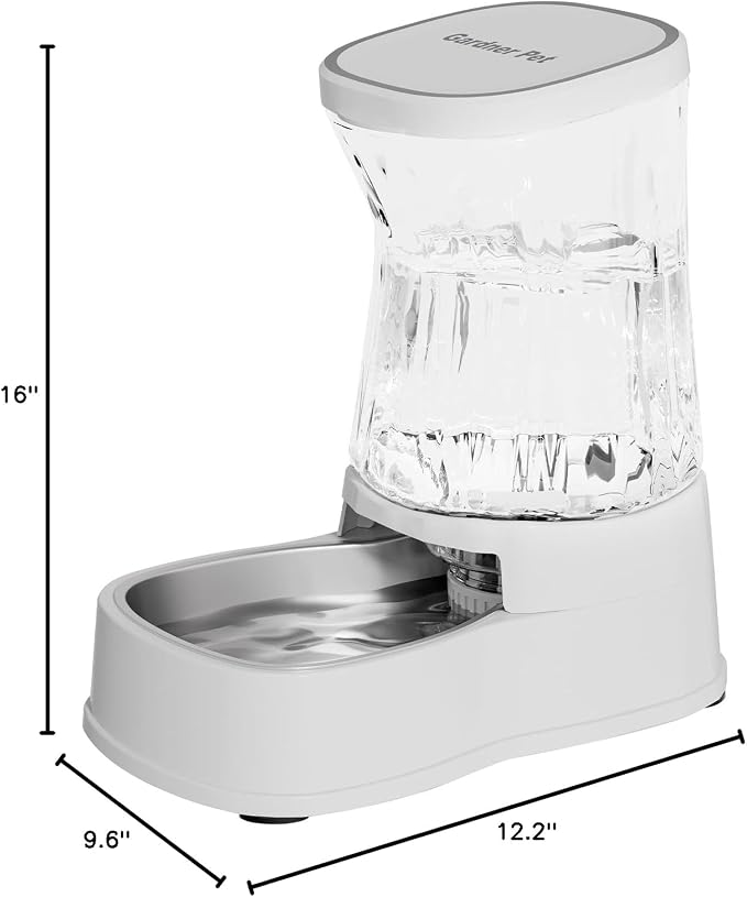 Gardner Pet Automatic Dog Water Dispenser Gravity Stainless Steel Water Waterer Feeder, Large Capacity Water Feeding Bowls for Medium & Large-Sized Dogs Cats Other Pets -(2.1 Gallon) - Image 9