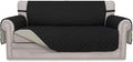 Easy-Going Reversible Couch Cover, 2 Cushion Sofa, Black/Beige | Oversized Loveseat Slipcover For Dogs, Water Resistant Mat, Living Room, Non-Slip Sofa Cover, Pet Friendly by Easy-Going