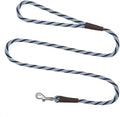 Mendota Pet Snap Leash - British-Style Braided Dog Lead, Made in The USA - Arctic Blue, 3/8 in x 4 ft - for Small/Medium Breeds by MendotaPet
