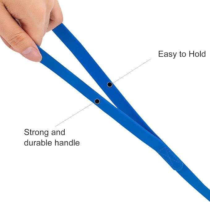 Waterproof Long Leash Durable Dog Recall Training Lead Great for Outdoor Hiking, Training, Yard, Beach and Swimming (Blue, 50ft) - Image 4