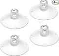 Cat Window Perch Suction Cup Replacement Accessories Clear Strong Suction Cup with Stainless Steel Screw Nuts, Set of 4 (Clear) by Unknown