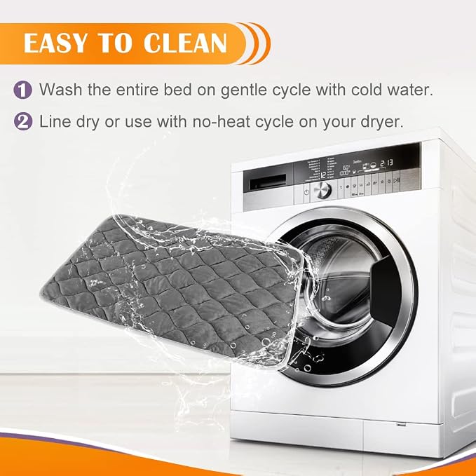 Self Warming Cat Bed Self Heating Cat Mat Thermal Pet Bed Mat Self-Warming Dog Crate Pad - Image 8
