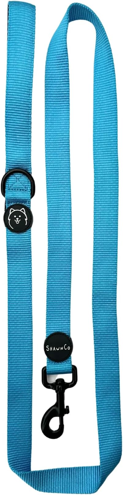 ShawnCo Dream Walk Dog Leash (Oceanic Blue,Small) | Soft Neoprene Handle, Premium, Durable, Nylon Pet Leash for Small, Medium and Large Dogs, For Everyday Walks and Training by SHAWNCO