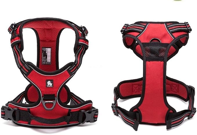 TRUE LOVE Adjustable No-Pull Dog Harness Reflective Pup Vest Harnesses Comfortable Control Brilliant Colors Truelove TLH5651(Red,XL) | Front Clip, No-Choke, Soft Padded, Control Handle, Anti Escape, Dog Car Harness, Walking and Training, Escape Proof, ... - Image 5