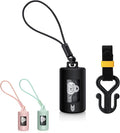 SVD.PET Retractable Dog Poop Bag Dispenser and Waste Bag Holder Kit, Black | Lightweight, Stretchy Strap Fits Any Dog Leash, Leak-Proof Bag Starter Roll Included, Dog Essentials for Walking and Travel by SVDPET