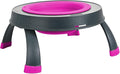 Dexas Pets Elevated Pet Feeder, Small, 1.5 Cup Capacity, Fuchsia, Raised Pet Food and Water Bowl by Dexas