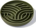 OHMO Slow Feeder Dog Bowl, 7.9" Lick Mat for Dogs, Tree of Life, Camo Green | Cat Slow Feeder Bowl, Anti Choking, Enrichment Toys, Easy Clean BPA-Free Silicone Feeding Bowl, Boredom and Anxiety Reducer by OHMO