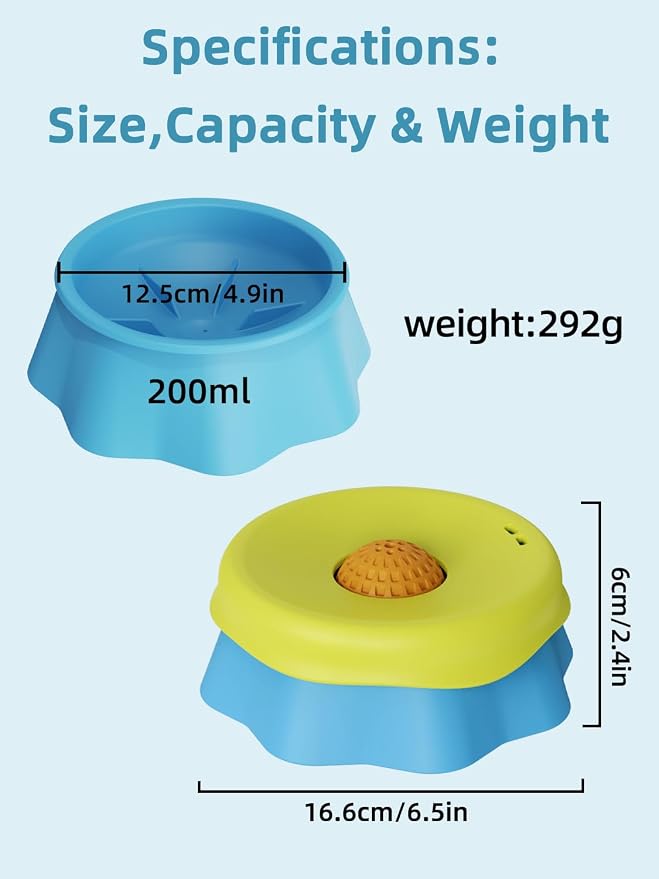 Huafly Slow Feeder Dog Bowls,3-Layer Detachable for Easy Cleaning,Dual-Use Wet Lick & Dry Slow Feeder,Food-Grade Silicone,Anti-Slip Base for All Floors,for Small,Medium,Large Dogs Black - Image 6