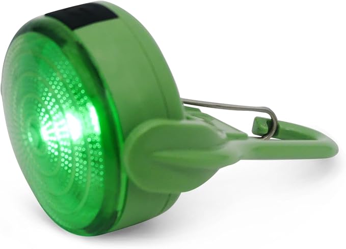Rechargeable Safety Light | Water Reistant Bright LED Clip-On Flashing Light for Dog Walking, Running and Outdoor Activities (Green) - Image 6