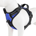 No Pull Dog Harnesses for Small Puppies Reflective Adjustable | Front Clip Vest with 2 Metal Leash Attachment Hooks Soft Handle [Over The Head Design](XS, Royal Blue) by PHOEPET
