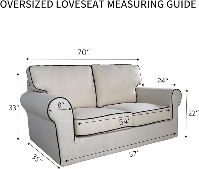 PureFit Reversible Quilted Couch Covers for Dogs Loveseat Sofa Cover 54" | Gray/Light Gray, Water Resistant Couch Protector, Washable Pet Couch Cover with Non Slip and Elastic Straps For Kids - Image 6
