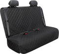 VIEWPETS Bench Car Seat Cover Protector, Waterproof Heavy-Duty, Black | Nonslip Dog Back Seat Cover Protect from Mud, Spills, Scratches, Machine Washable, Universal Fit for Vehicles, Trucks&SUVs by VIEWPETS