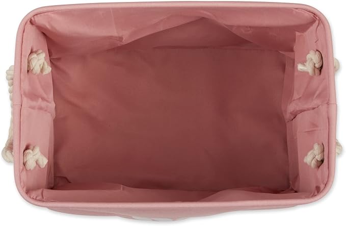 Bone Dry Pet Storage Collection Collapsible Bin, Rose, Medium Rectangle - Image 2