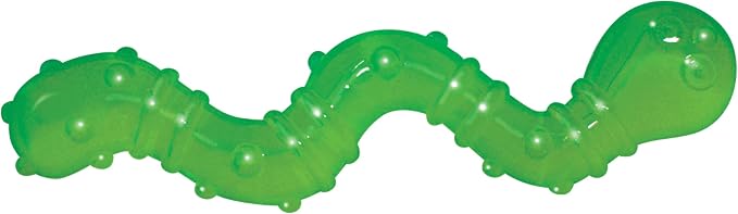 Catstages OrkaKat Wiggle Worm Dental Cat Chew Toy with Catnip, 3.8" | Supports Clean Teeth & Massages Gums, Lightweight & Bouncy, Bat & Chase, Encourages Healthy Chewing, Cats & Teething Kittens by Catstages