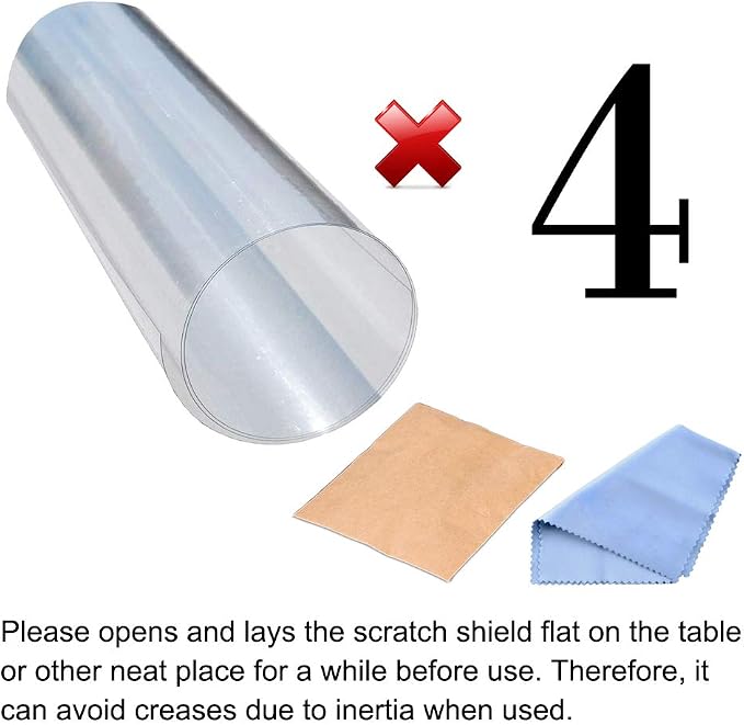In hand Furniture Scratch Guards, 4PCS X-Large Premium Flexible Vinyl Cat Couch Protector Guards with Pins No Adhesive for Protecting Your Upholstered Furniture, Cat Scratch Deterrent Pad - Image 6