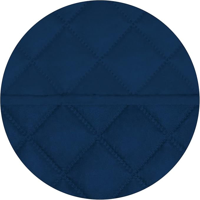 PureFit Reversible Quilted Sofa Cover, Water Resistant Slipcover Furniture Protector, Washable Couch Cover with Non Slip Foam and Elastic Straps for Kids, Pets (X Large, Navy/Navy) | Navy/Navy, Water Resistant Couch Protector, Washable Pet Couch Cover ... - Image 5