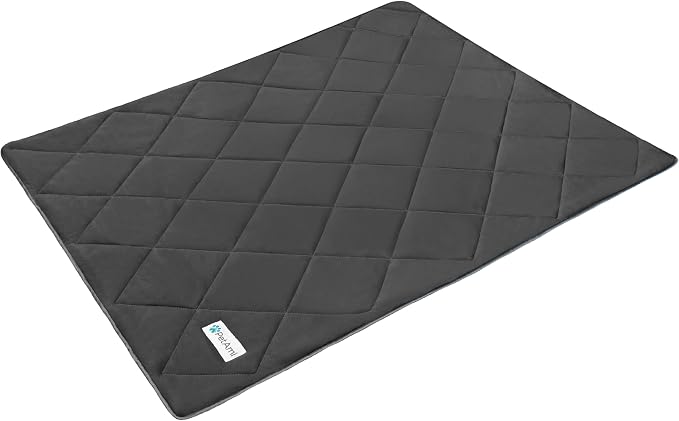 PetAmi Premium Cooling Dog Blanket | Lightweight Fluffy Pet Throw Blanket Bed Cover for Dogs, Cat, Puppies | Pet Blanket Furniture Protector Couch Sofa | Reversible Fuzzy Cozy | 24x32, Grey - Image 5
