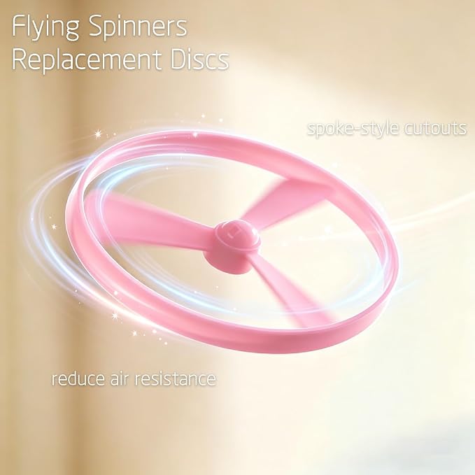 10Pcs Cat Toy Flying Discs, Interactive Cat Fetch Toy for Indoor Cats, Chasing Hunting Training Toys for Kittens & Adult Cats（10Pcs） - Image 3
