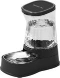 Gardner Pet Automatic Dog Water Dispenser Gravity Stainless Steel Water Waterer Feeder, Large Capacity Water Feeding Bowls for Medium & Large-Sized Dogs Cats Other Pets -(2.1 Gallon) by GardnerPet