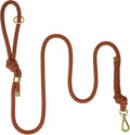 5FT Dog Leash Puppy Cat Rope Lead for Small Medium Large Dogs | Carmel Brown,with Anti-tangle Swivel Clip,Non-slip Grip Handle,Ideal for Daily Walks and Training by Sunraymascota