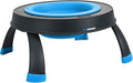 Dexas Pets Elevated Pet Feeder, Large, 4 Cup Capacity, Pro Blue, Raised Pet Food and Water Bowl by Dexas