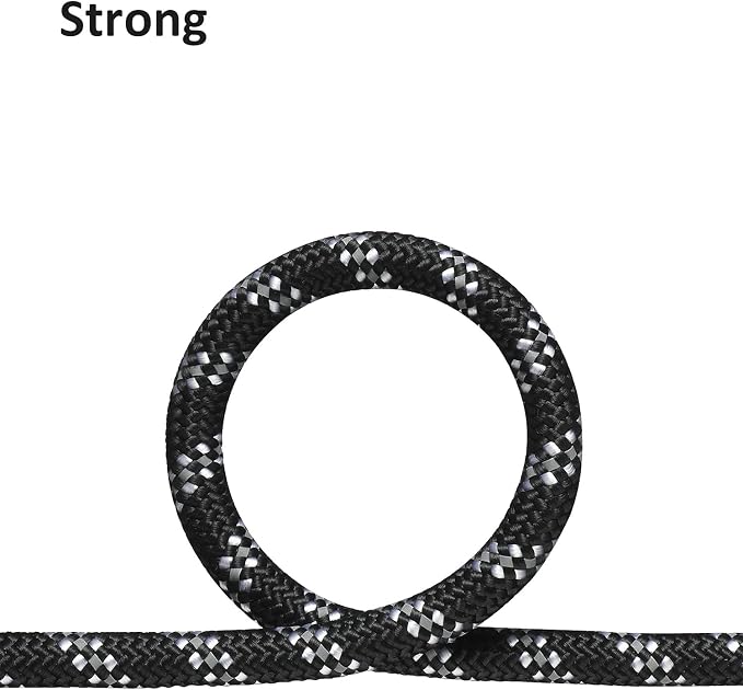 Long Dog Leash for Dog Training 20FT, Heavy Duty Dog Lead for Large Medium Small Dogs Outside Walking, Playing, Camping, or Yard, Black - Image 5