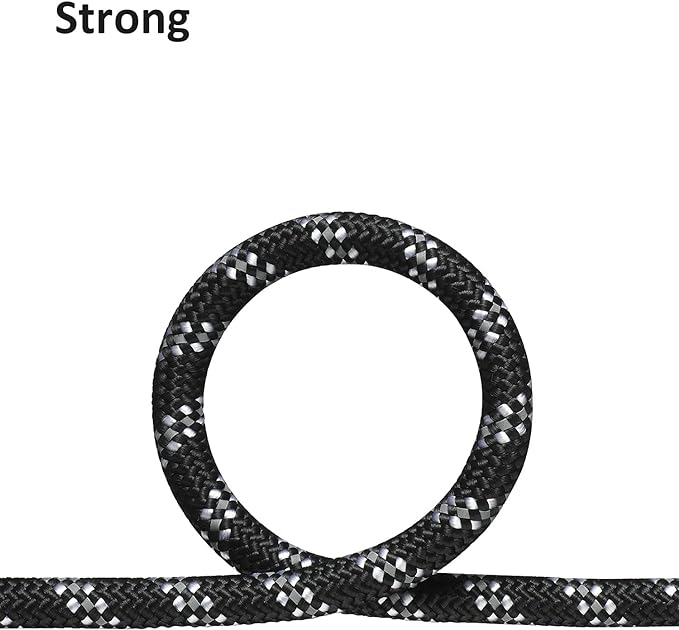 2 Pack Orange&Black 20FT Long Dog Leashes,Heavy Duty Dog Tie Out Leads for Large Medium Small Dogs Outside Walking, Playing, Camping, or Yard - Image 6