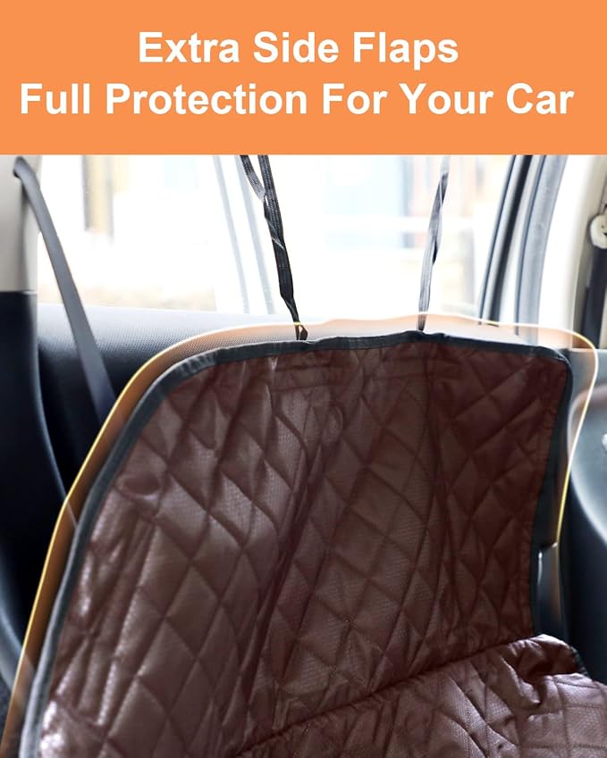 PETICON SUV Cargo Liner for Dogs, Trunk Cover with Bumper Flap Protector | Waterproof Pet Cargo Cover with Side Flaps, Dog Car Seat Cover with Non-Slip Mat, Prevents Scratches, Pet Hair, Mud, and Dirt - Image 3