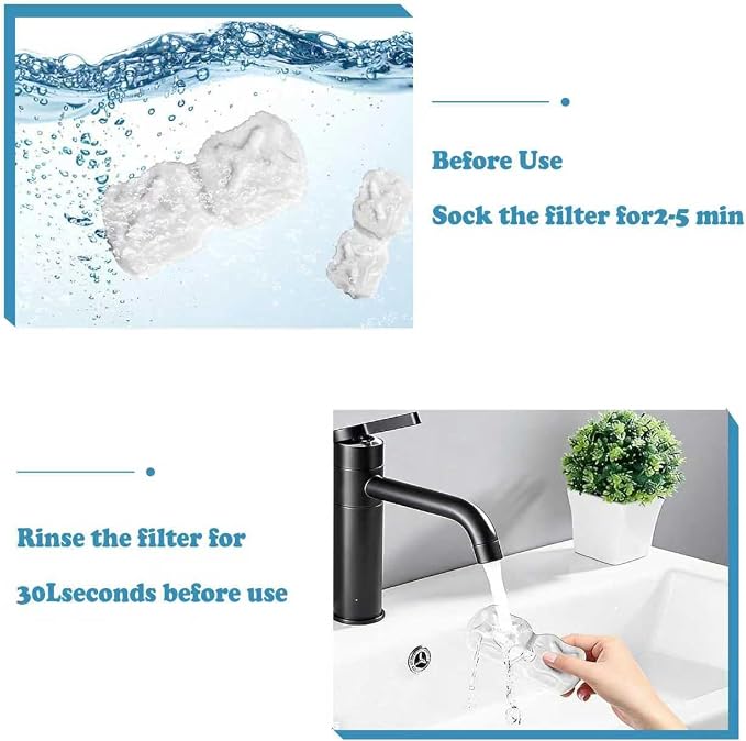 Cat Water Fountain Filter: 32 Cat Fountain Filter - 16 Filters & 16 Sponges | Compatible with Stainless Steel Cat Water Fountains for ATMZIQXR, GIOTOHUN, KOOGMOON, UMOCUOY, IHOUONE, and HOOISE. - Image 6
