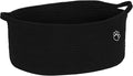 Optish 40L Extra Larg Dog Toy Basket, Woven Storage Baskets with Handles | 20" x 14" x 9" XL Toy Storage Box and Bin with Handles for Living Room, Bedroom Organization, Foldable, Durable, Home Decor by Optish