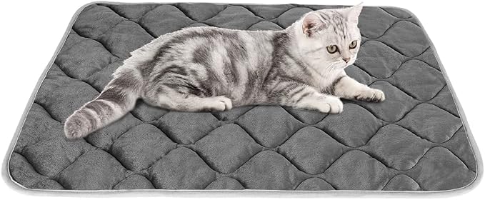 Self-Warming Cat Bed and Heating Mat - Thermal Pet Bed for Dogs and Cats - Crate Pad by ULIGOTA
