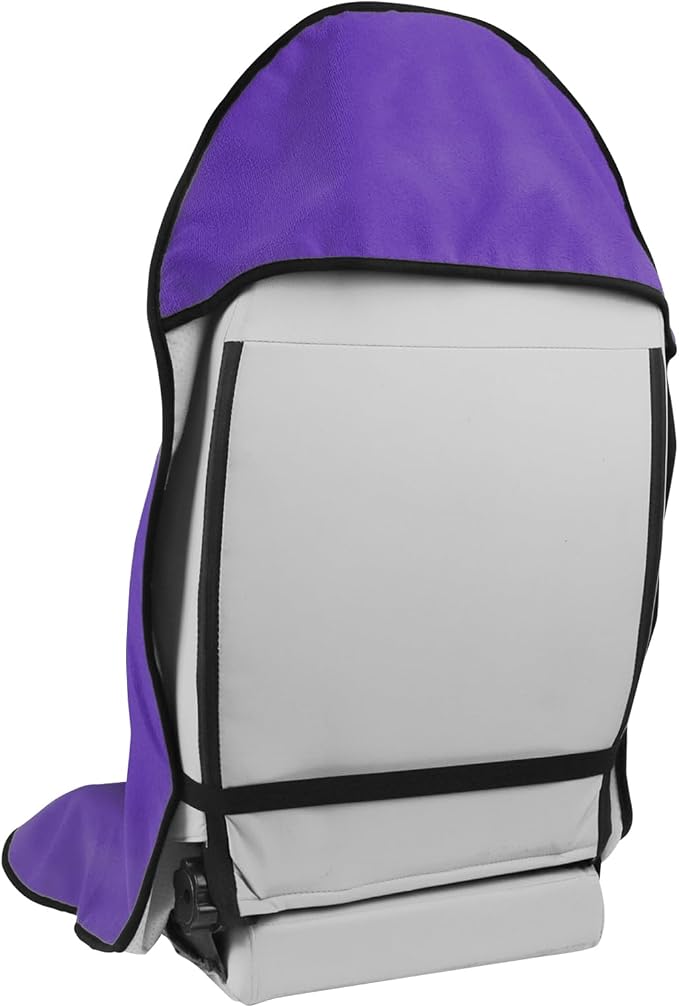 Car Seat Cover Protector Front Seats,for Gym Workout,Running,Swimming,Beach and Hiking,Waterproof Sweat Towel Bucket Seat Covers for Cars SUV Trucks (Purple, 2Pcs) - Image 6