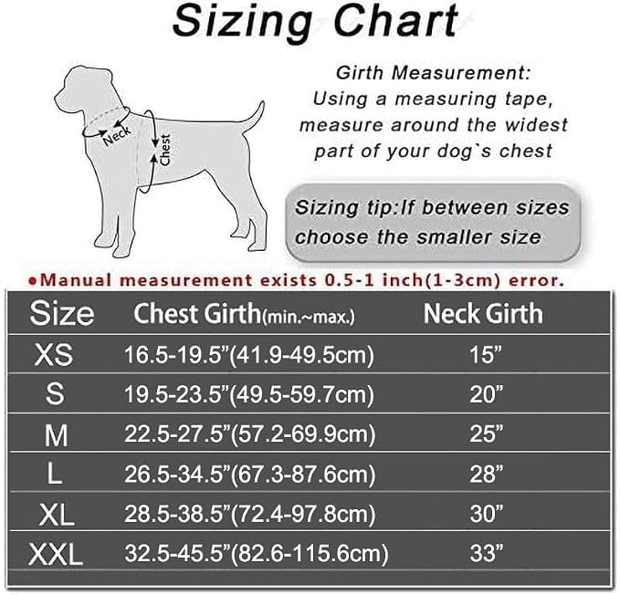 JSXD Dog Harness,No-Pull Service Dog Harness with Handle Adjustable Outdoor Pet Dog Vest 4M Reflective Nylon Material Vest for Breeds,Easy Control for Small Medium Large Dogs - Image 4