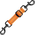 Dog Collar Safety Clip, Reflective Double-Ended Backup Connector for Harness to Collar, Adjustable Safety Clip for Prong, Pinch Collars, Prevents Escapes & Accidental Disconnection by Unknown