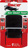 Tomcat Rat Snap Trap, 1 Rat Size Trap - Reusable - Effectively Kill Rats - Ideal for Home and Farm Use (Pack of 8) by Tomcat