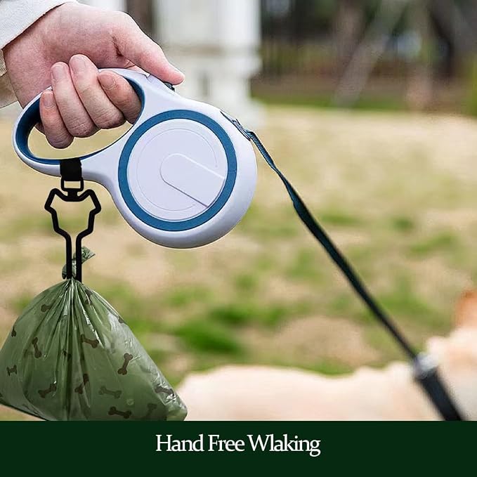 Dog Poop Bag Holder, Waste Bag Holder, Dog Poop Bag Carrier, Hand Free Holder (2 pack, Blue) - Image 4