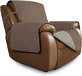 Easy-Going Reversible Couch Cover, Oversized Recliner, Brown/Beige | Machine Washable Slipcover For Dogs, Water Resistant Furniture Mat For Living Room, Non-Slip Sofa Cover, Pet Friendly by Easy-Going