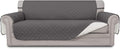 Easy-Going Reversible Oversized Couch Cover for 3 Cushion Couch Sofa Cover for Dogs Water Resistant Furniture Protector Cover with Foam Sticks for Pet (Oversized Sofa, Gray/Ivory) | Machine Washable Slipcover For Dogs, Water Resistant Furniture Mat For... by Easy-Going