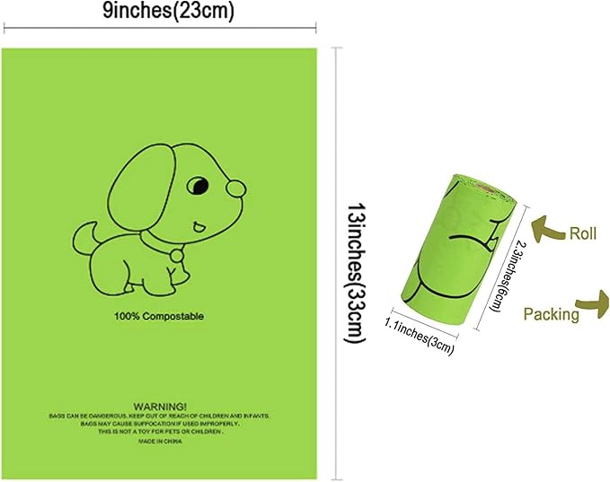 Petmolico Dog Poop Bag Holder Dispenser 2 Pack, Leopard | Zippered pouch fits any leash, includes free roll of bags, lightweight & portable for daily walks, travel & outdoor use - Image 5