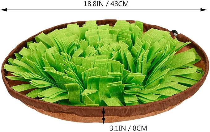 AWOOF Pet Snuffle Mat for Dogs, Interactive Feed Game for Boredom, Encourages Natural Foraging Skills for Cats Dogs Bowl Travel Use, Dog Treat Dispenser Indoor Outdoor Stress Relief - Image 8