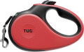 TUG Original Retractable Dog Leash, 16 ft (Medium, Red) | 360° Tangle-Free Retraction, 16 ft Tape, Quick Thumb Lock, Anti-Slip Handle, For Dogs Under 55 lbs by TUG