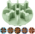 Soft Silicone Anti-Choking Puzzle Dog Bowl Insert - Anti-Slip Slow Down Eating Feeder for Regular Elevated Dog Bowls by Animire